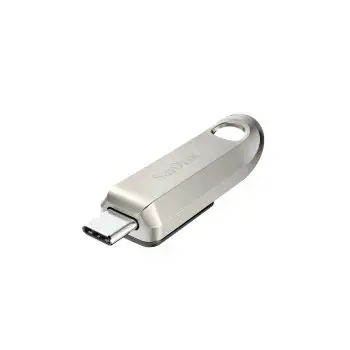 SanDisk Ultra Luxe 128 GB stříbrná / Flash Disk / USB-C 3.2 Gen 1 / čtení až 400 MB/s
