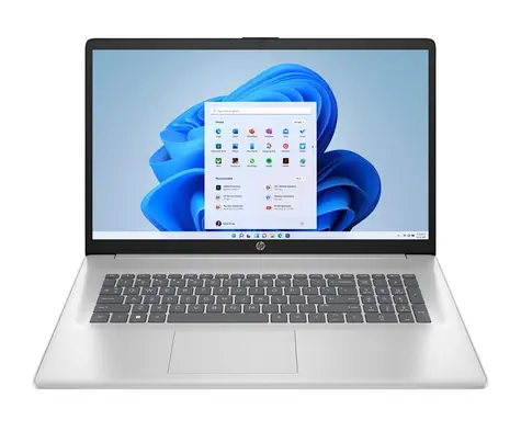 HP 17 stříbrná / Notebook / 17.3