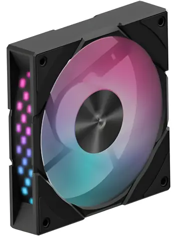 Deepcool CG580 černá / Ventilátor skříně / 120mm / RGB / PWM / 400-1300 RPM / bulk