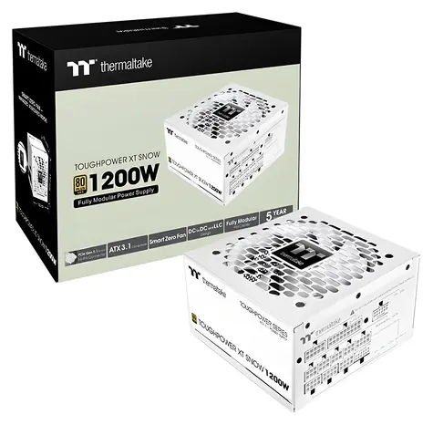 Thermaltake Toughpower XT 1200W bílá / ATX 3.1 / aktivní PFC / 80 PLUS Gold / modulární