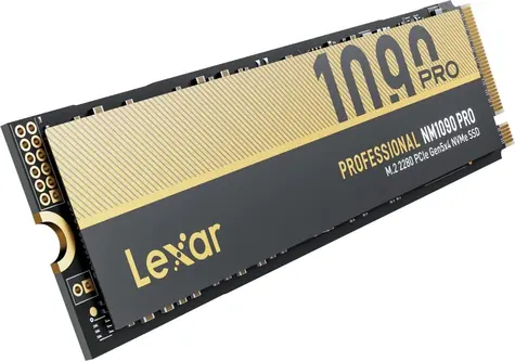 Lexar NM1090 PRO 4TB / SSD / M.2 2280 / PCIe Gen5 NVMe / čtení: 14 000 MB/s / zápis: 13 000 MB/s