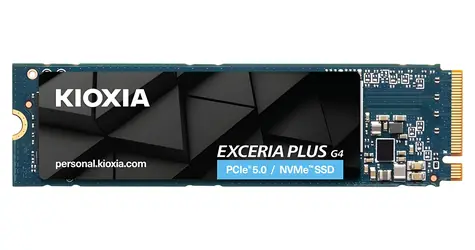 KIOXIA Exceria Plus G4 1TB / SSD / M.2 2280 / PCIe 5.0 x4 / NVMe 2.0c / TLC / R: 10000 MBs / W: 7900 MBs
