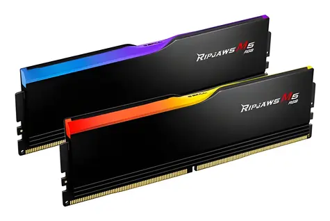 G.Skill Ripjaws M5 RGB černá 96GB (2x48GB) 5200MHz / DDR5 / PC5-41600 / CL40-40-40-83 / 1.1V / XMP 3.0