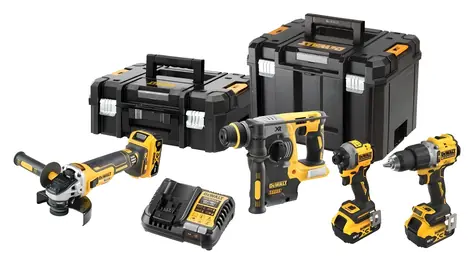 DeWalt DCK429P3T-QW / Sada aku nářadí: DCD805 + DCG405 + DCH273 + DCF850 / 4x 18V / 3x 5,0 Ah
