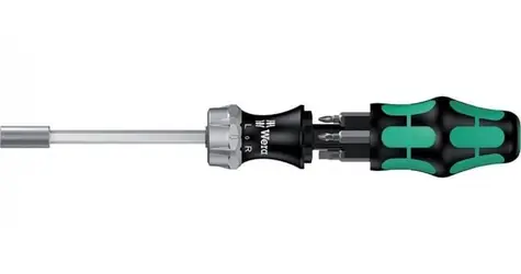 WERA Kraftform Kompakt 27 RA 1 / Bitový šroubovák / ráčna / 1/4