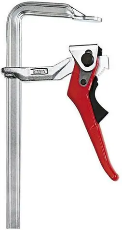 Bessey classiX GSH30 stříbrná/červená / Páková svěrka / 300 x 140 mm / upínací síla až 7500 N