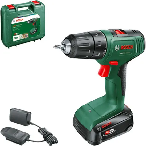 BOSCH EasyDrill 18V-40 / Aku vrtací šroubovák / 18V / 1630 ot/min / 40 Nm / 2.0 Ah
