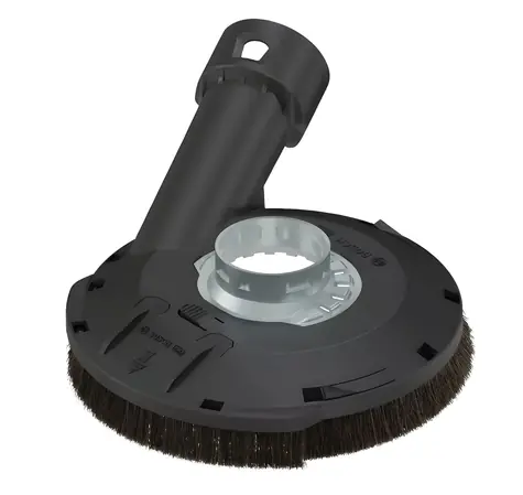 BOSCH Odsávací kryt 115/125 mm / Odsávací kryt / Pro aku úhlové brusky / Klíč SAG