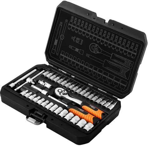 NEO TOOLS Sada nástrčných klíčů 1/4