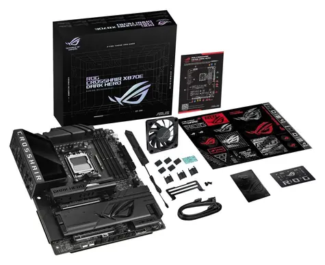 ASUS ROG CROSSHAIR X870E DARK HERO / Základní deska / Socket AM5 / AMD X870E / DDR5 / Wi-Fi 7 / 10GLAN / ATX