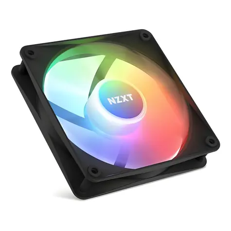 NZXT F120 RGB Core Single černá / Ventilátor / 120 mm / FDB ložisko / 33,88 dB / 1800 RPM / 4-pin PWM