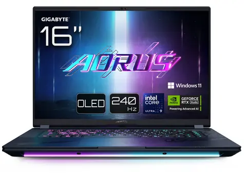 GIGABYTE AORUS MASTER 16 BYHC5DEE65SP šedá / Notebook / 16