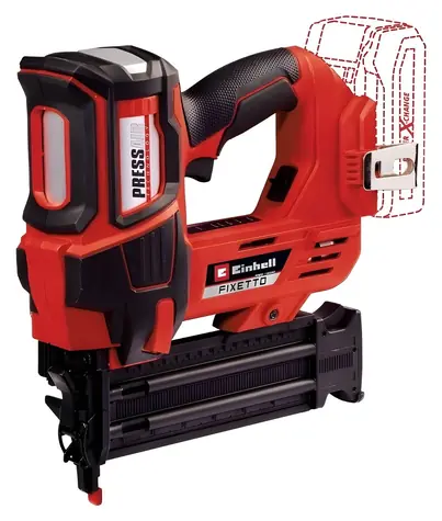 Einhell FIXETTO 18/50 N Solo červená/černá / Aku hřebíkovačka / 18V / bez baterie / 60 ran/min
