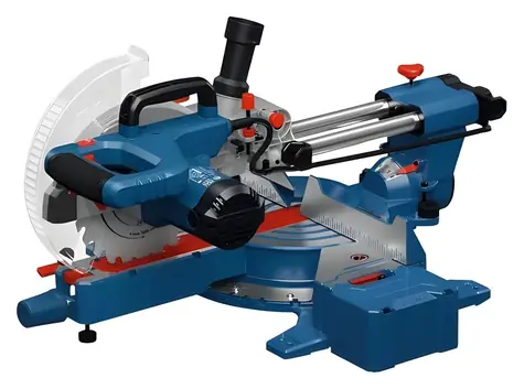 Bosch GCM305-216S s vytažením / Pokosová pila / O 216 mm / posuvná lišta / 5 280 ot/min / LED