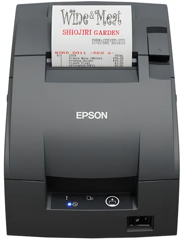 Epson TM-U220IIB tmavě šedá / Pokladní jehličková tiskárna / Paralelní / automatický řezač