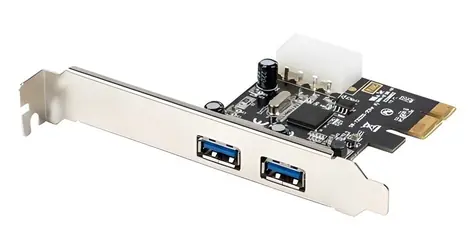 Lanberg PCI-E karta 2x USB 3.1 / PCI-E karta / 2x USB 3.2 Gen 1 (3.1 Gen 1) Typ A / 5 Gbit/s / interní