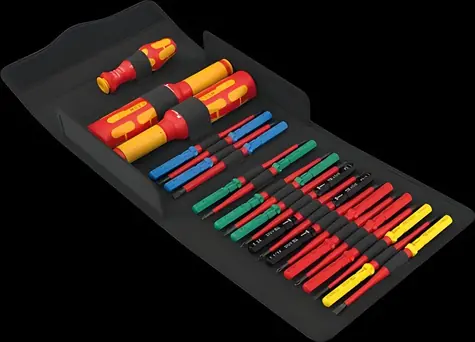 Wera Kraftform Kompakt VDE Safe-Torque Speed / Sada momentových šroubováků / VDE / 23 dílů / textilní box