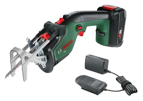 Bosch Keo zelená / Akumulátorová prořezávací pila / 18V / do O8 cm / Li-ion 2,0Ah / POWER FOR ALL ALLIANCE
