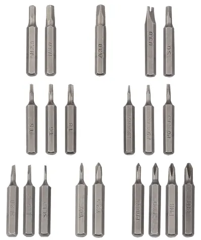 StarTech Elektrický šroubovák 20 bitů / Elektrický šroubovák / stříbrná / na baterie / 180×16 mm / 52 g