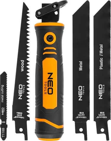 NEO TOOLS 44-650 / Držák pilových plátků / Univerzální / Sada 4+1