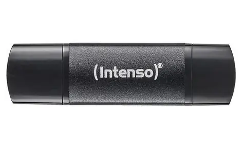 Intenso Flex Line 64GB černá / Flash disk / USB-C, USB-A / USB 3.2 Gen 1 / čtení 70 MB/s