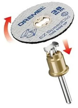 Dremel SC456 EZ SpeedClic / Řezný kotouč na kov / 5 ks