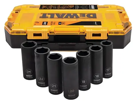 DeWalt DT70905 McLaren F1 Team / Sada nástrčných hlavic / IMPACT / 1/2