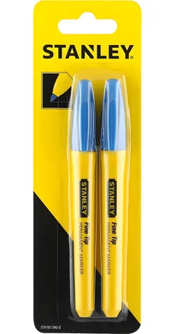Stanley Marker Fine Tip / Popisovač / Tenký hrot / 4 ks / mix barev