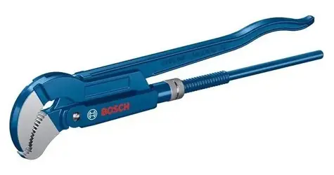 Bosch Instalatérské kleště 42 cm / Kleště / Poloha čelistí 45° / CrV ocel / Kapacita trubek do 60 mm