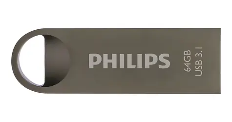 Philips Moon 64GB šedá / Flash disk / USB 3.1