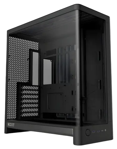 NZXT H6 (2026) černá / Počítačová skříň / Midi Tower / ATX / tvrzené sklo / vodní chlazení