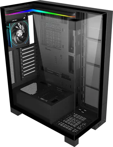 Fortron FSP U691 černá / Skříň / Big Tower / E-ATX / ARGB / GPU 420mm / bez zdroje