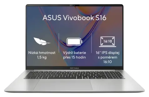 Asus Vivobook S16 S5652MA stříbrná / Notebook / 16