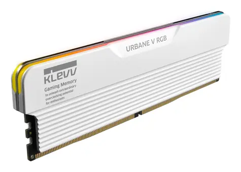 KLEVV URBANE V RGB bílá / Paměť RAM / DDR5 / 32GB (2x16GB) / 6000MHz / CL28 / AMD EXPO