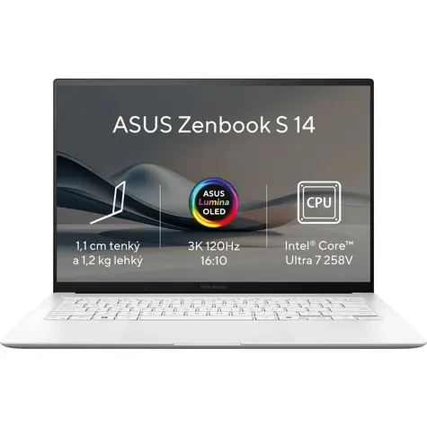 ASUS Zenbook S 14 OLED bílá / 14