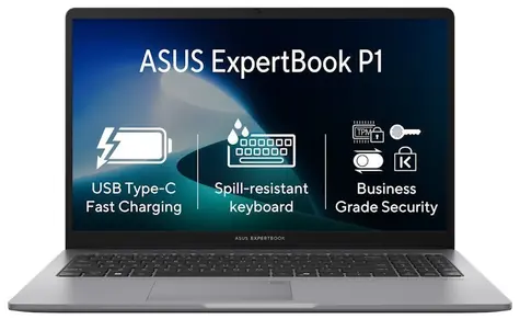 ASUS ExpertBook P1 šedá / 15.6