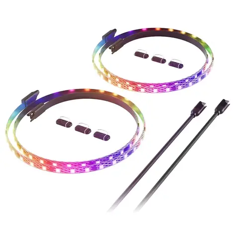 Hyte LS30 LED Strip x 2 černá / LED pásek / 62x LED / Nexus Link 