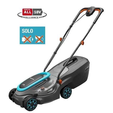Gardena 14632-55 PowerMax 32/18V P4A Solo / Aku rotační sekačka / šířka záběru 32 cm / do 200 m2 / Bez aku