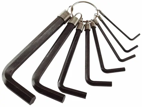 EXTOL-CRAFT Sada imbusových klíčů 2-10mm 8ks