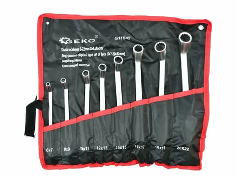 GEKO Očkové klíče 6-22mm sada 8ks