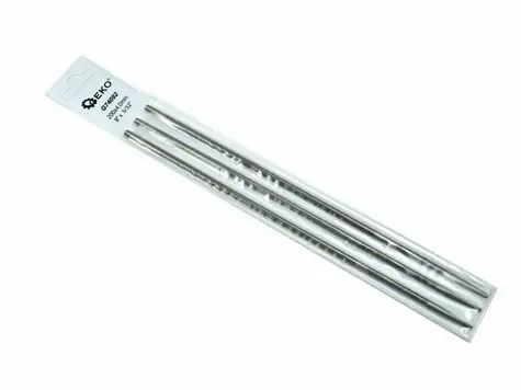 GEKO Pilník pilový na řetěz 200x4mm sada 3ks