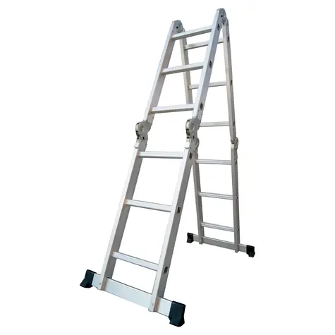 FIELDMANN FZZ 4107 / Multifunkční žebřík / 3.6 m / Štafle 1.74 m / Lešení: 98 cm / max 150 kg