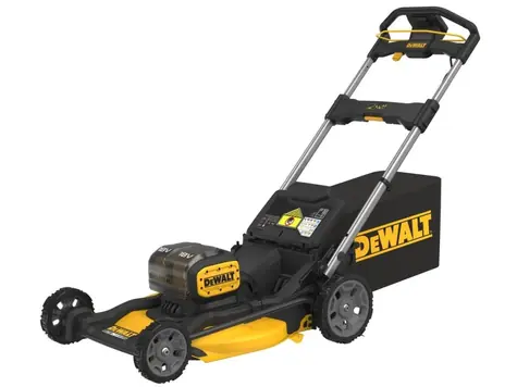 DeWalt DCMWP134W2 / Aku sekačka na trávu / 2x18V / Šířka záběru: 53 cm / až 1680 m2 / koš 67 l / 2x 8.0 Ah