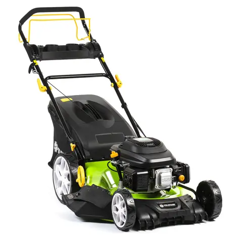 FIELDMANN FZR 5611-B / Benzínová sekačka s pojezdem / OHV 196 cm3/3.5 kW / záběr 56 cm / koš 75 l / do 2000 m2