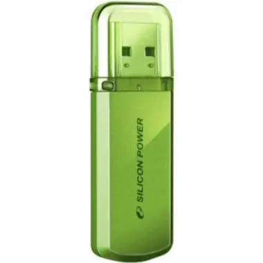 Silicon Power Helios 101 / 16GB / Flash disk / USB 2.0 / Hlníkový / Zelený