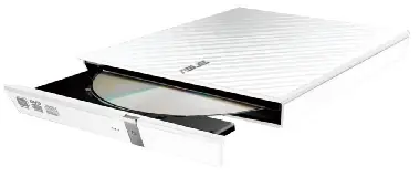 ASUS SDRW-08D2S-U LITE bílá / DVD±RW ext. vypalovačka / slim / USB 2.0  + DVD media