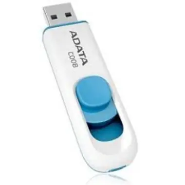 ADATA C008 64GB bílá / Flash Disk / USB 2.0