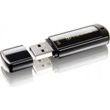 Transcend JetFlash 350 8GB černá / Flash Disk / USB 2.0