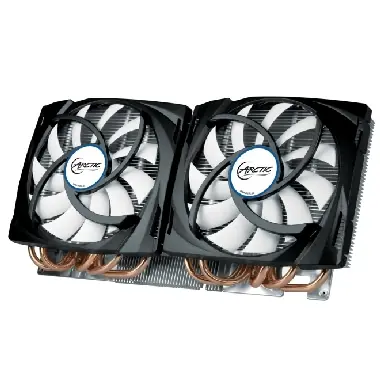 ARCTIC Accelero Twin Turbo 690 / TDP 400W / 2x 120 mm / Fluid Dynamic Bearing / 0.4 Sone @ 1500 RPM / GTX 690