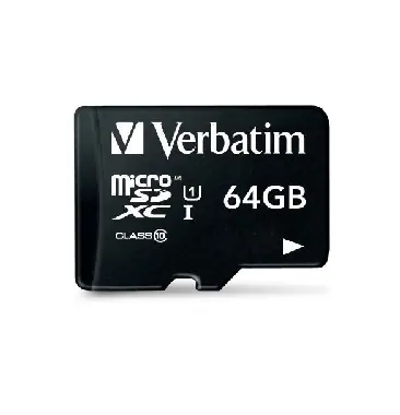 Verbatim MicroSDXC 64GB paměťová karta s adaptérem/ Class 10 